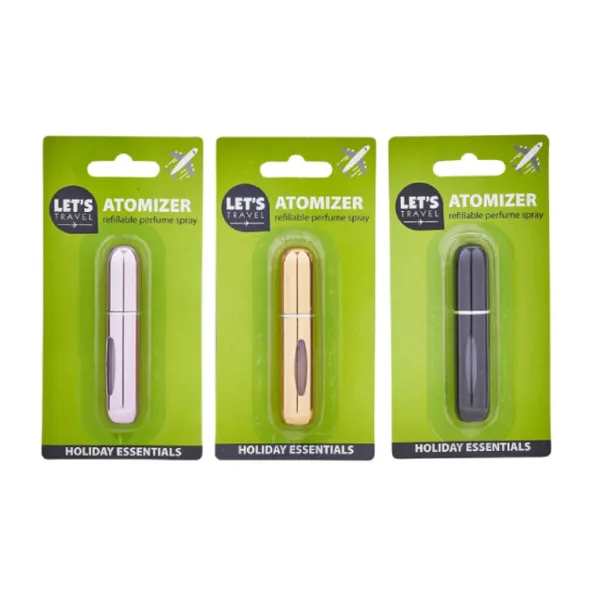 LET'S TRAVEL ATOMIZER (MIXED COLOURS)