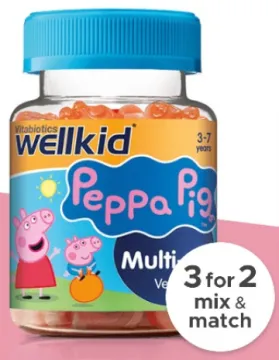 Vitabiotics Wellkid Peppa Pig Multi-vits - 30 Tabs