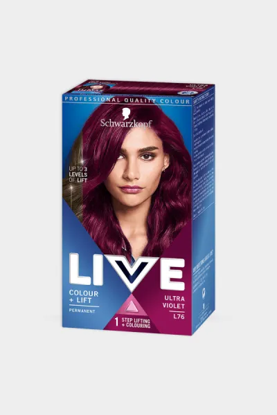 Schwarzkopf LIVE Intense Colour L76 Ultra Violet Hair Dye
