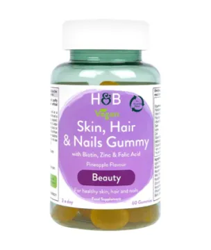 Holland and Barrett Skin Hair And Nails Vegan Pineapple Flavour