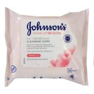Johnsons Make Up Be Gone 5 in 1 Refreshing Cleansing Wipes