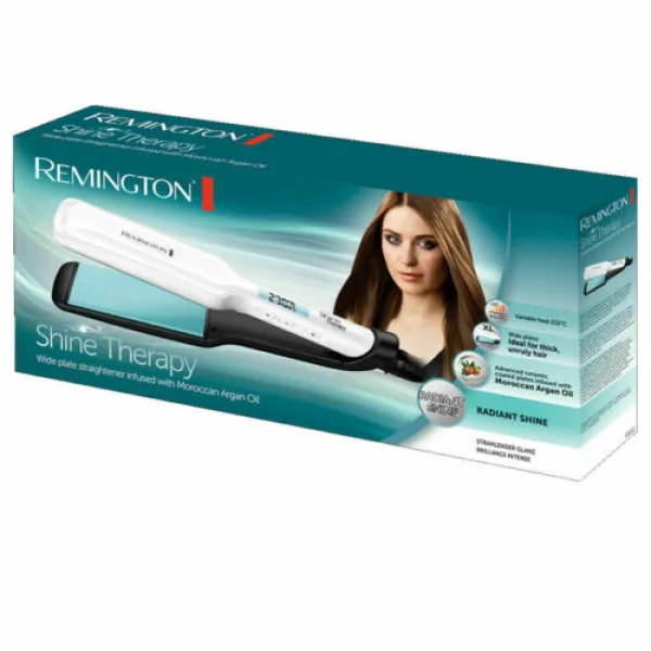 Remington Shine Therapy Wide Hair Straightener - S8550