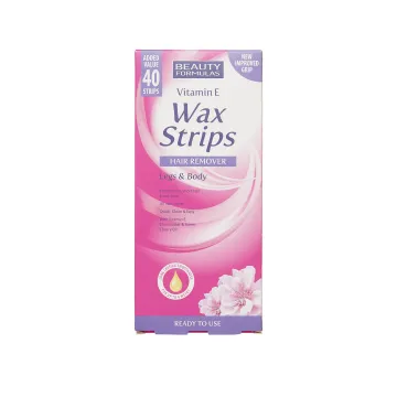 Beauty Formulas Cold Wax Strips Legs & Body 40'S