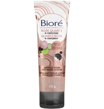 Biore Pore Refining Scrub Rose Quartz Charcoal