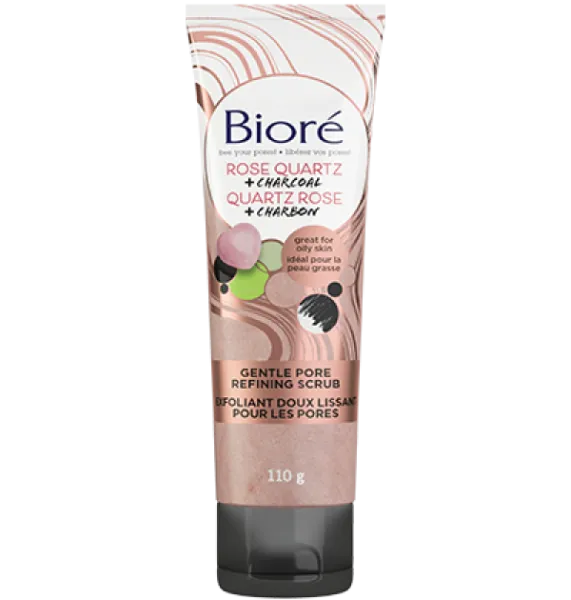 Biore Pore Refining Scrub Rose Quartz Charcoal
