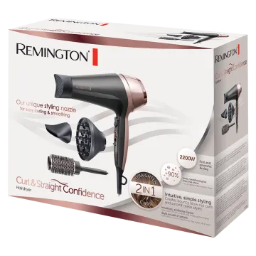 Remington Curl & Straight Confidence Hairdryer - D5706