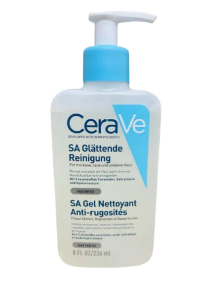 CeraVe SA Smoothing Cleanser with Salicylic Acid