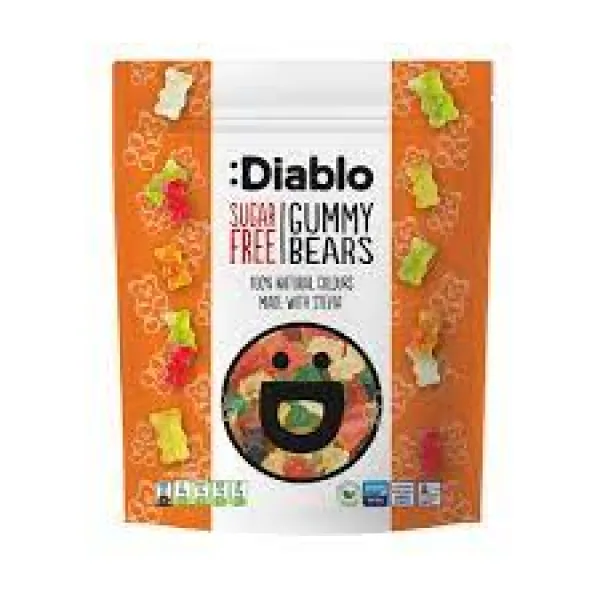 Diablo Sugar Free Gummy Bear Sweets 75G