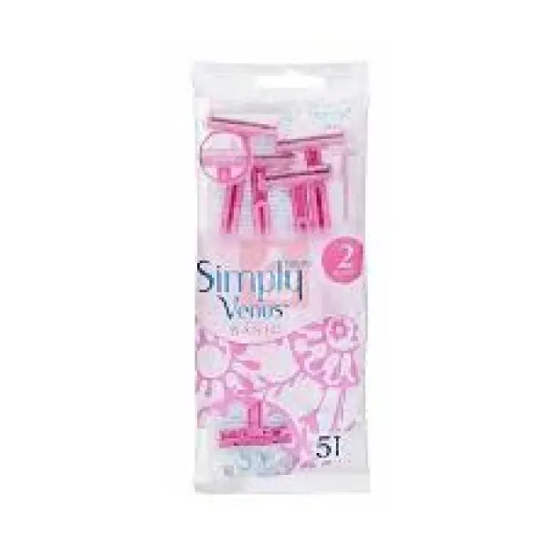 Gillette Simply Venus Razor Basic 2 Blades 5's