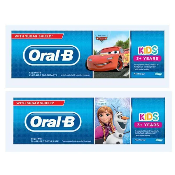 Oral B Kids Frozen/Cars 3+ Years Toothpaste
